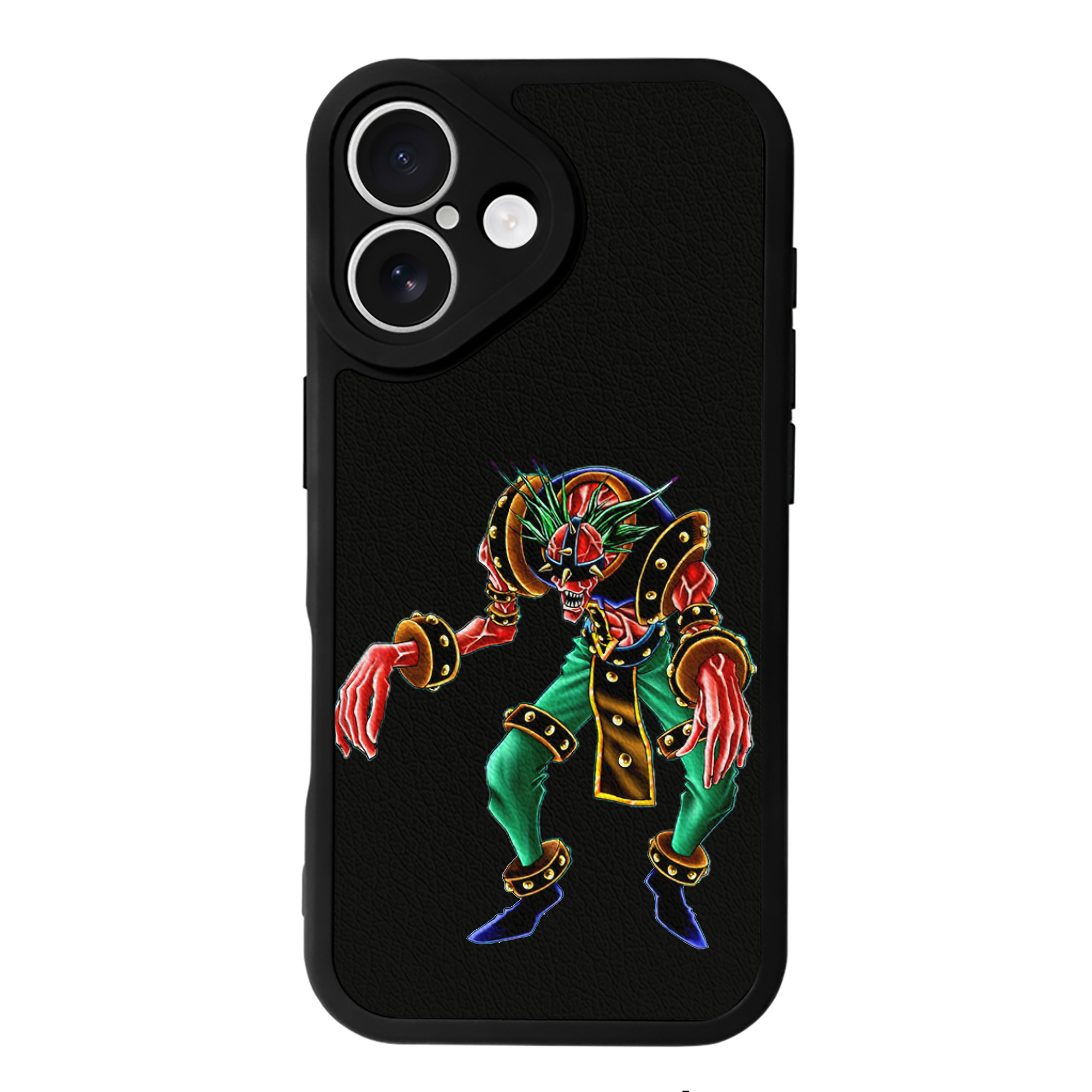 （画像用） 遊☆戯☆王 Yu-Gi-Oh! 【iPhone 16シリーズ対応】シリコンスマホケース（レザー調） 材質：シリコン
